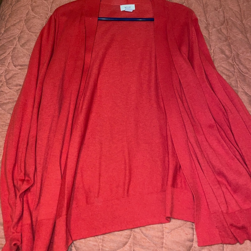 Red Old Navy cardigan in a size XL